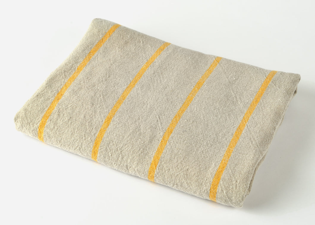 100% Linen Beach Towels, Heavy Weight - Yellow (from Good Linens