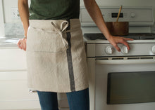 Load image into Gallery viewer, linen kitchen apron cooking apron
