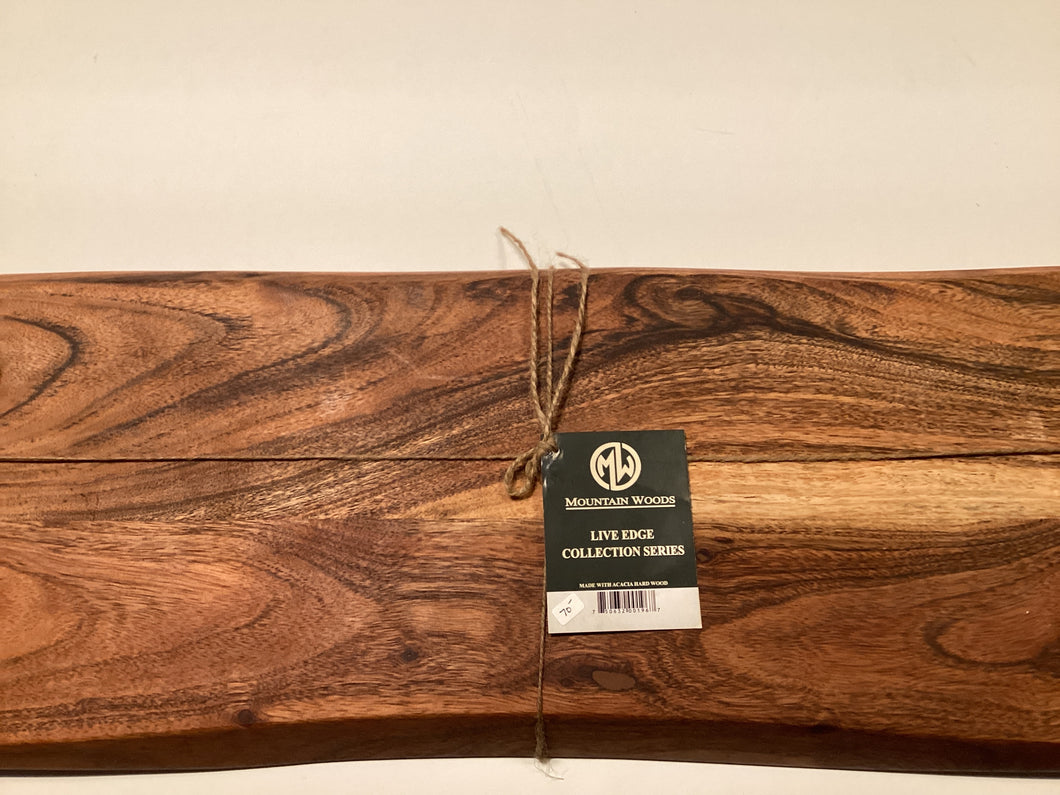 Live Edge Acacia 27 x 9 x 1