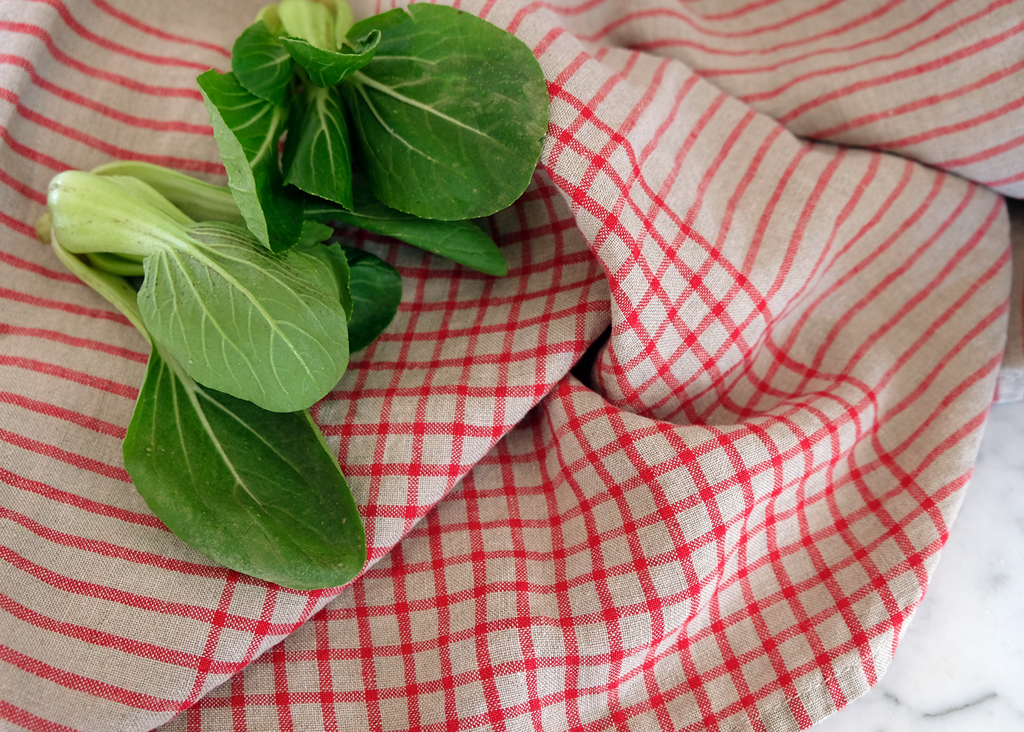 100% Linen Dish Towels - Highly Absorbent Quick Dry - Red – goodlinens