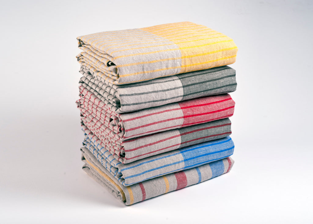100% linen beach blankets